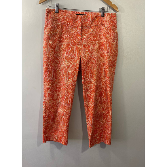 Talbots Women's Orange Crop Pant Size 6 - Picture 1 of 3